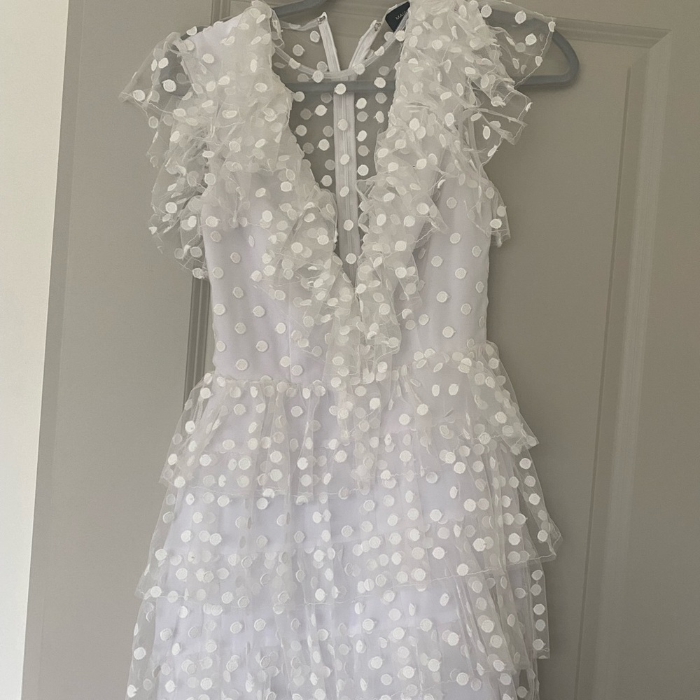 Majorelle polka dot dress